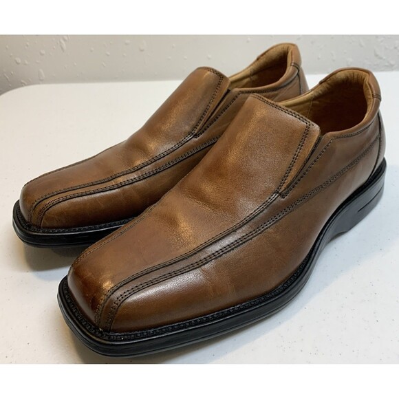 Steve Madden Loafers 9.5 Brown Leather Slip on Square Toe main image 4